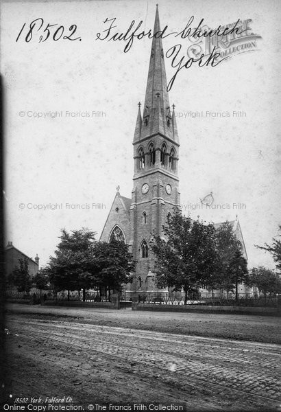 Photo of Fulford, St Oswald's Church c.1885