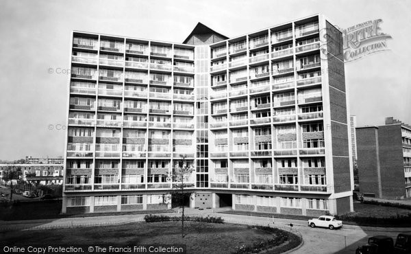 Photo of Fulham, Clem Attlee Court c1965