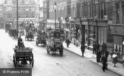 Horse-Drawn Bus, And Horse And Cart c.1905, Fulham