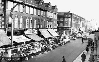 Fulham, North End Road 1964