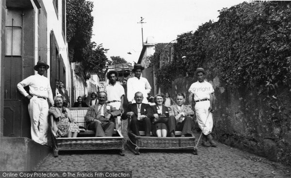 Photo of Funchal, Carros Do Monte (Wine House Stop) c.1955