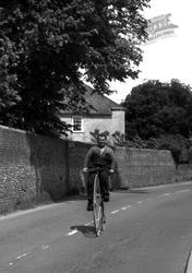 Man Riding A Penny-Farthing 1965, Funtington