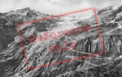 Rhone Glacier And Furka Route c.1935, Furka