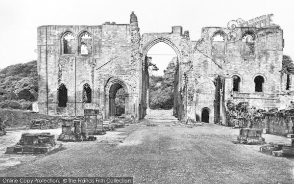 Photo of Furness Abbey, c.1930
