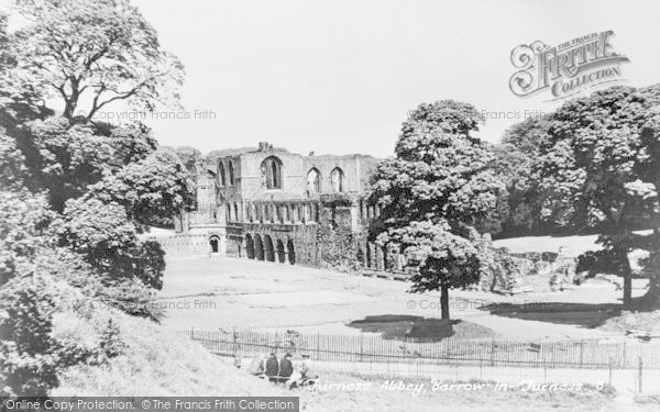 Photo of Furness Abbey, c.1950