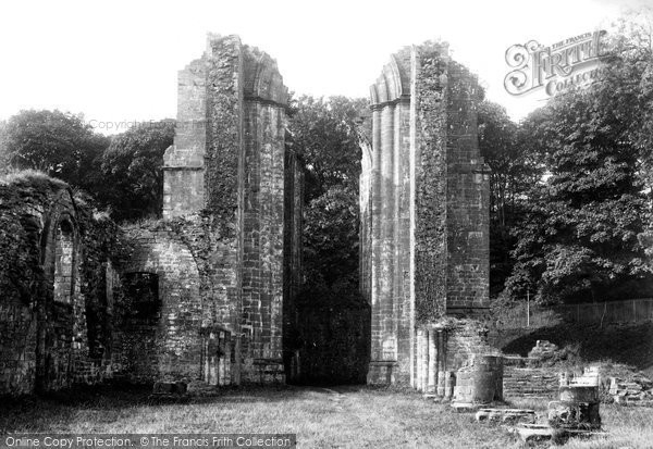 Photo of Furness Abbey, The West End 1892