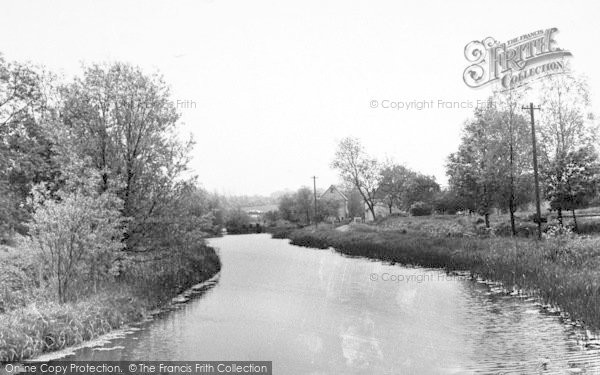 Photo of Fyfield, The Mill From The Bridge c.1955