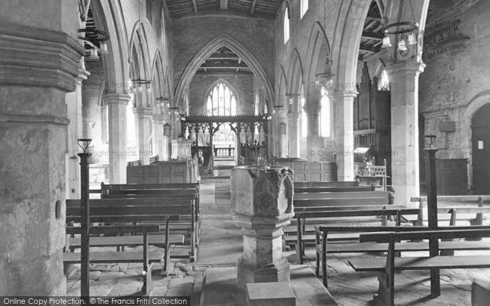 Photo of Gaddesby, St Luke's Church, The Nave c.1955