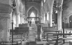 St Luke's Church, The Nave c.1955, Gaddesby