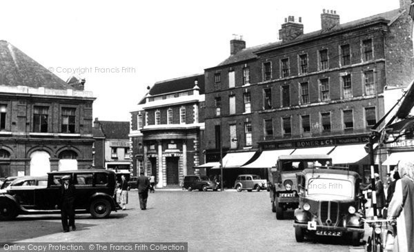 Photo of Gainsborough, Market Place 1955