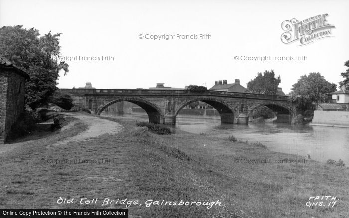 Photo of Gainsborough, Old Toll Bridge c.1955