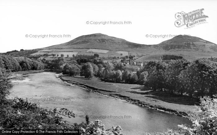 Photo of Galashiels, The Eildon Hills And River Tweed c.1930