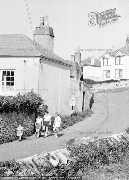 Photo of Galmpton, Children On A Hill c.1965
