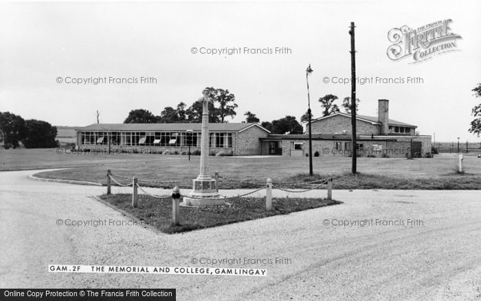 Photo of Gamlingay, The Memorial And College c.1965