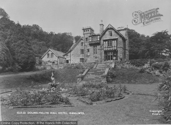 Photo of Ganllwyd, Dolmelynllyn Hall Hotel c.1955