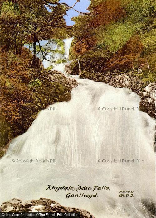 Photo of Ganllwyd, Rhaeadr Ddu Falls c.1955