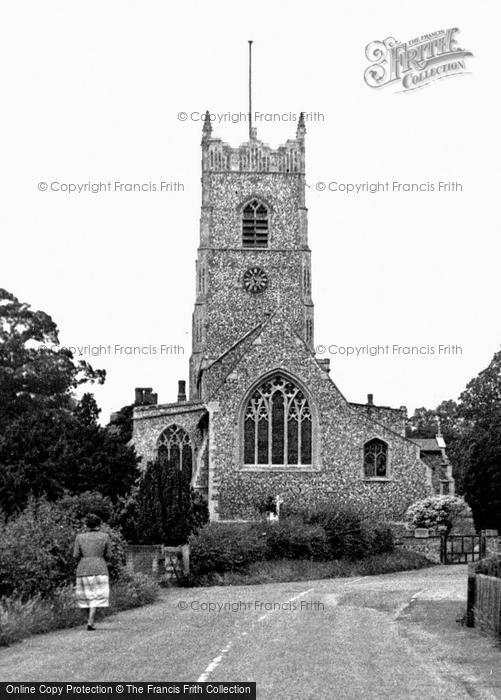 Photo of Garboldisham, The Church c.1955