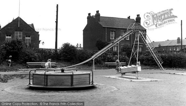 Photo of Garforth, Children's Playground c.1955