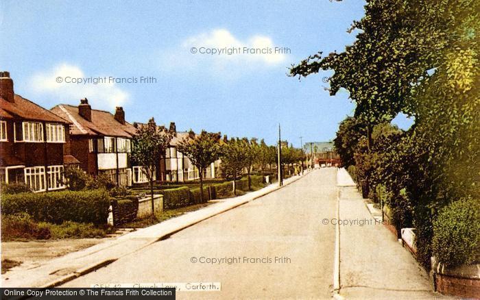 Photo of Garforth, Church Lane c.1965