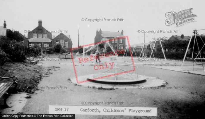 Photo of Garforth, The Children's Playground c.1955