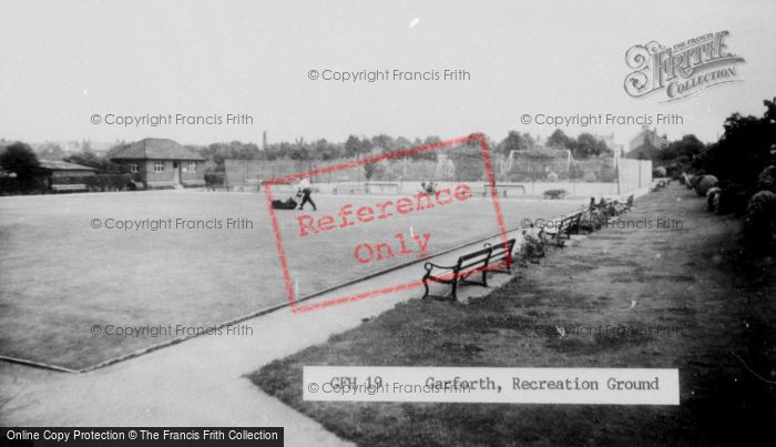 Photo of Garforth, The Recreation Ground c.1955
