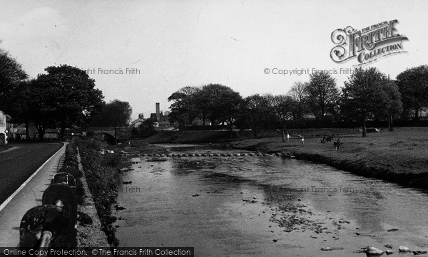 Photo of Gargrave, The River c.1955