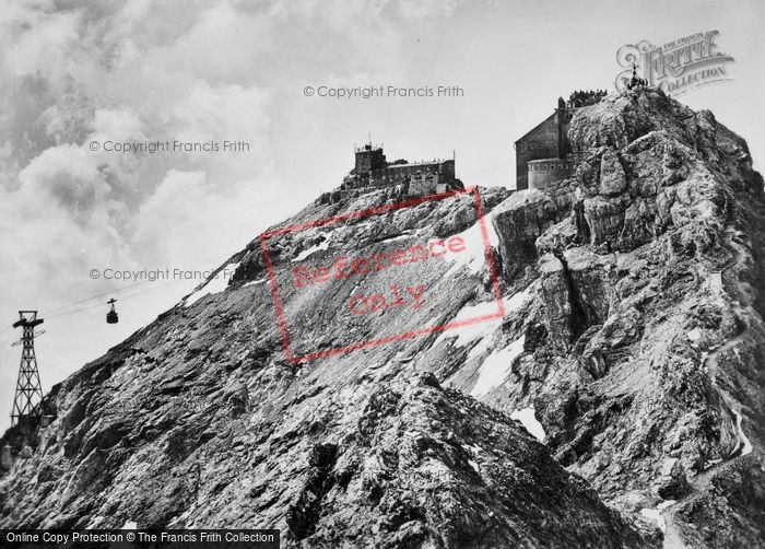 Photo of Garmisch Partenkirchen, Zugspitz Railway And East And West Summits, 2964m c.1935