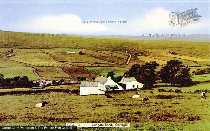 Photo of Garrigill, Turnings Farm And Leadgate Road c.1955