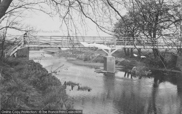 Photo of Garstang, The Ford And Footbridge c.1955