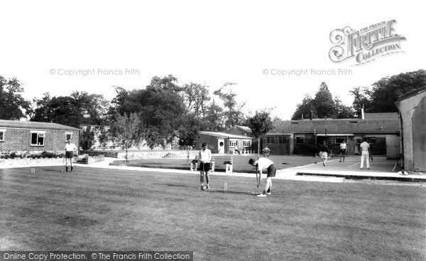 Photo of Garston, Playing Croquet On Manor Games Lawn c.1955