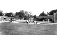 Playing Croquet On Manor Games Lawn c.1955, Garston