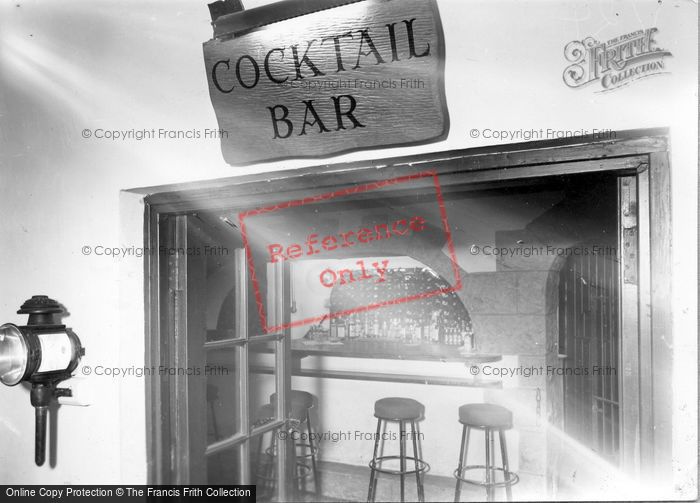 Photo of Gatehouse Of Fleet, Cally Hotel, The Cocktail Bar c.1955