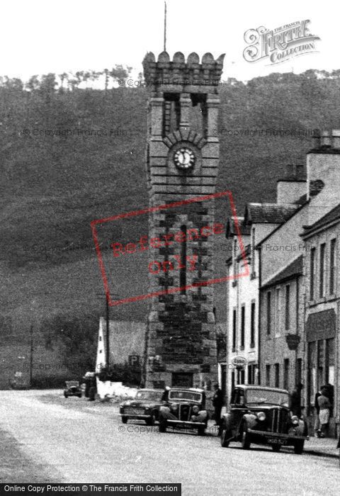 Photo of Gatehouse Of Fleet, Clock Tower c.1955