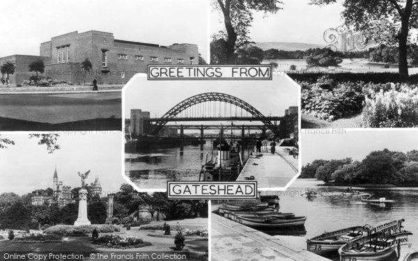Photo of Gateshead, Composite c.1955