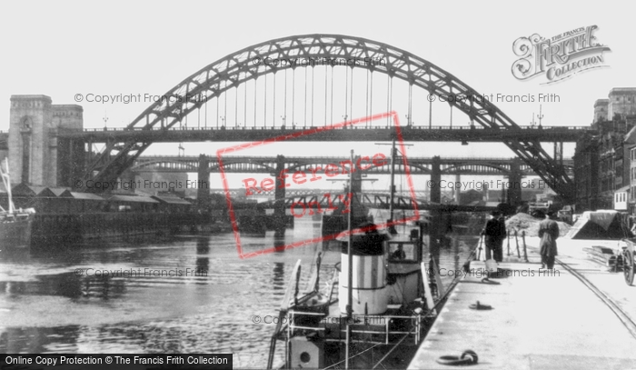Photo of Gateshead, The Bridges c.1955
