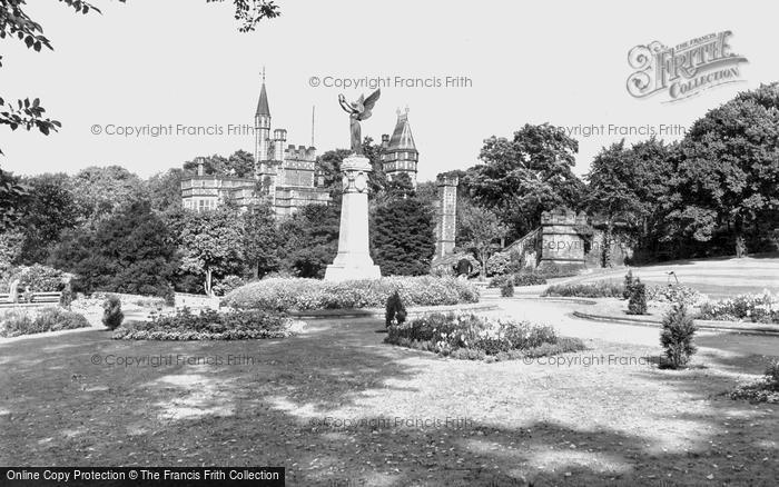 Photo of Gateshead, The Memorial, Saltwell Park c.1955