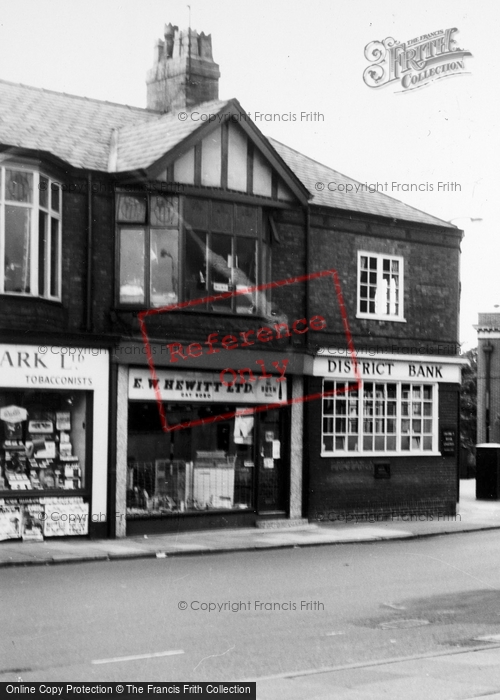 Photo of Gatley, Bank And Shops, The Square c.1965