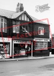 Bank And Shops, The Square c.1965, Gatley