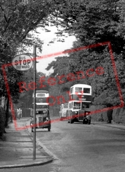 Buses On Gatley Road c.1955, Gatley