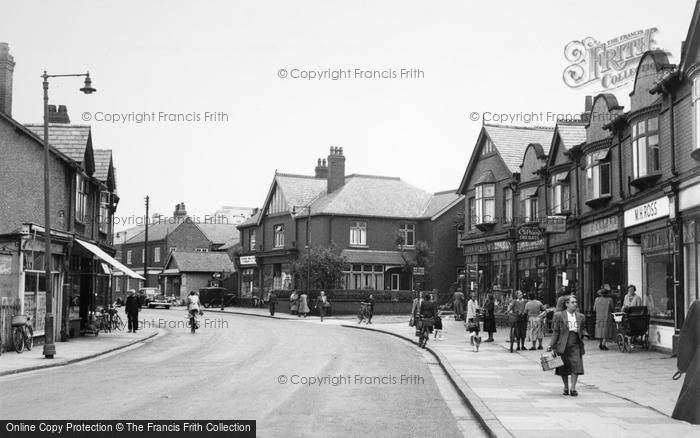 Photo of Gatley, Church Road c.1955