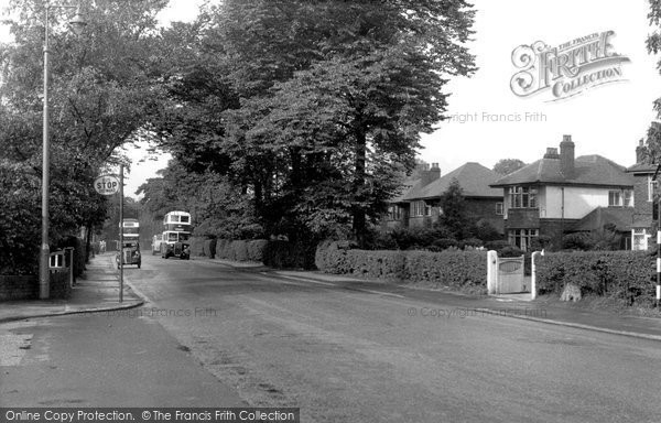 Photo of Gatley, Gatley Road c.1955