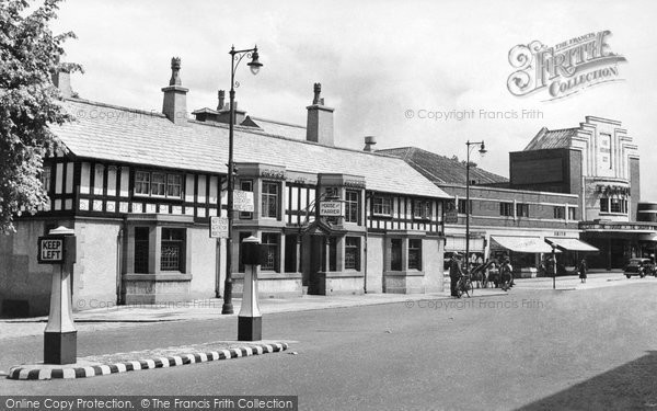 Photo of Gatley, Horse And Farrier And Tatton Cinema c.1955