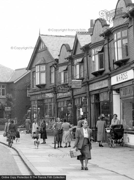 Photo of Gatley, Shopping On Church Road c.1955