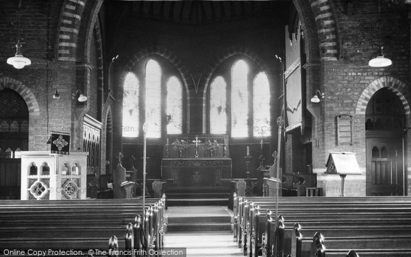 Photo of Gatley, St James' Church Interior c.1955