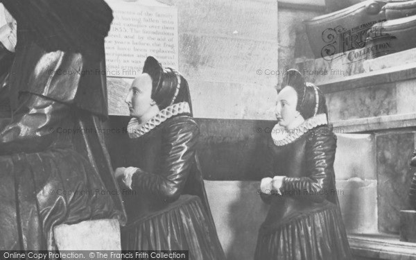 Photo of Gawsworth, Church, Lady Anne And Lady Mary Fitton c.1960