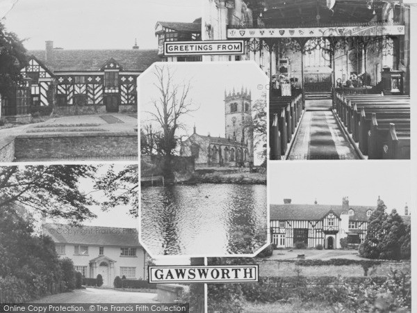 Photo of Gawsworth, Composite c.1955
