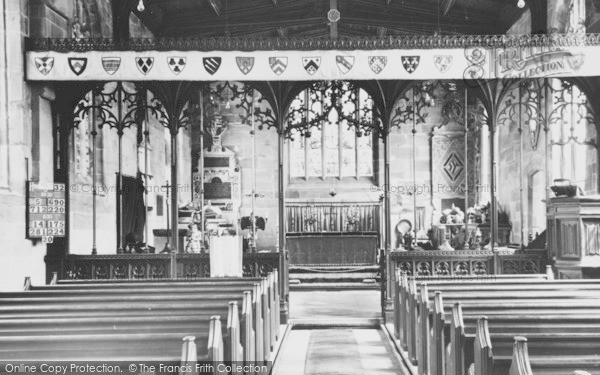Photo of Gawsworth, St James' Church Interior c.1960