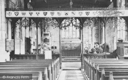 St James' Church Interior c.1960, Gawsworth