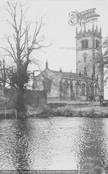 Photo of Gawsworth, The Church From The Lake c.1950