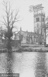 The Church From The Lake c.1950, Gawsworth